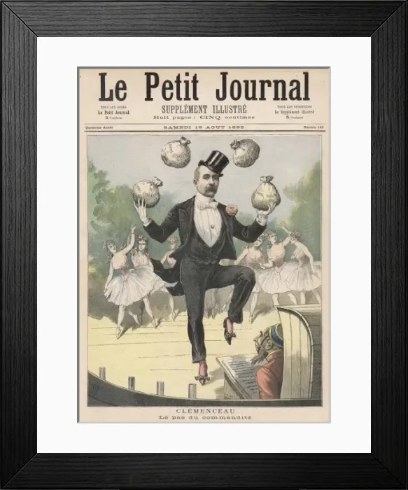 Framed Print : G Clemenceau / Petit J 93 Framed Print : G Clemenceau / Petit J 93