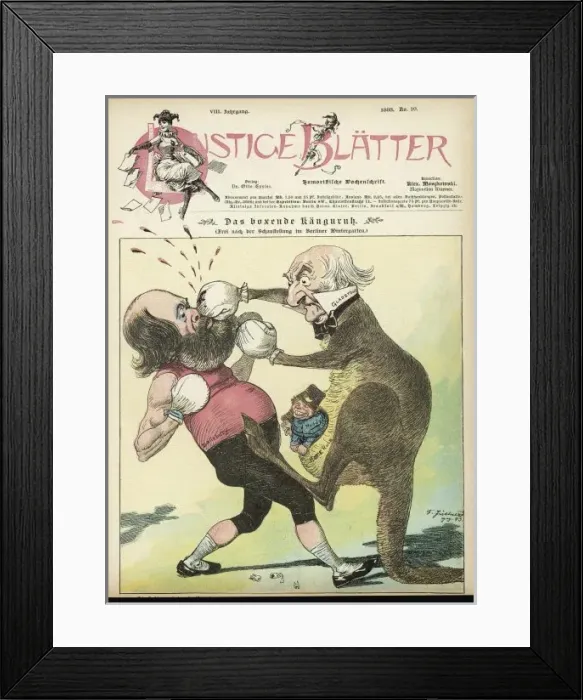 Framed Print : 1893 / Home Rule / Lustige Framed Print : 1893 / Home Rule / Lustige