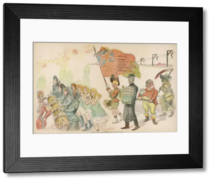Framed Print : 1899 / Britain Saves World Framed Print : 1899 / Britain Saves World
