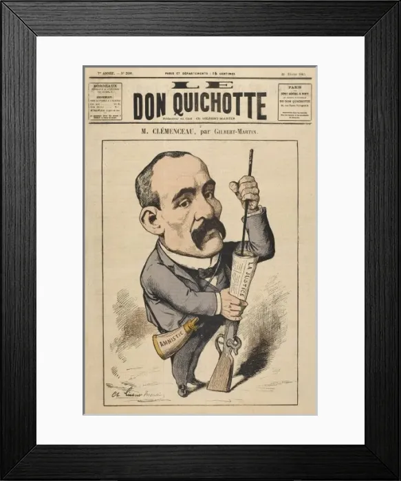 Framed Print : G Clemenceau / Don Quichot Framed Print : G Clemenceau / Don Quichot
