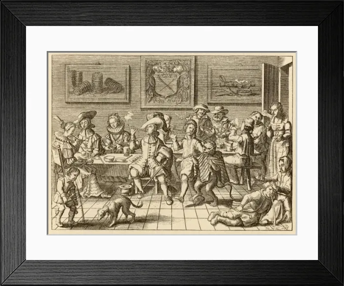 Framed Print : Smoking / Pipes / Holland Framed Print : Smoking / Pipes / Holland