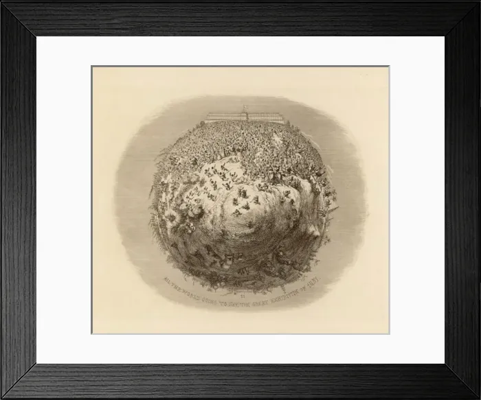 Framed Print : Crystal Palace / World Framed Print : Crystal Palace / World