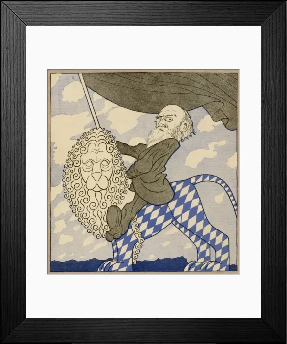 Framed Print : Eisner / Riding the Lion Framed Print : Eisner / Riding the Lion