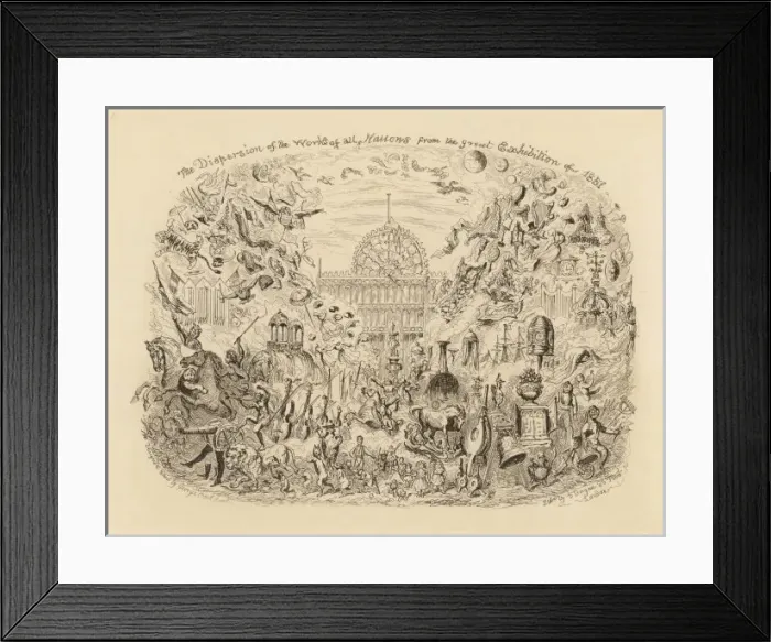Framed Print : Crystal Palace / Dispersed Framed Print : Crystal Palace / Dispersed