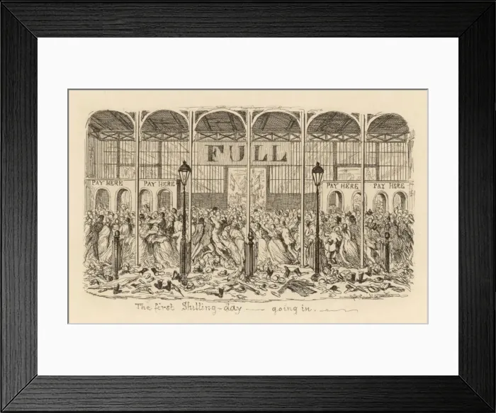 Framed Print : Crystal Palace / Shilling Framed Print : Crystal Palace / Shilling