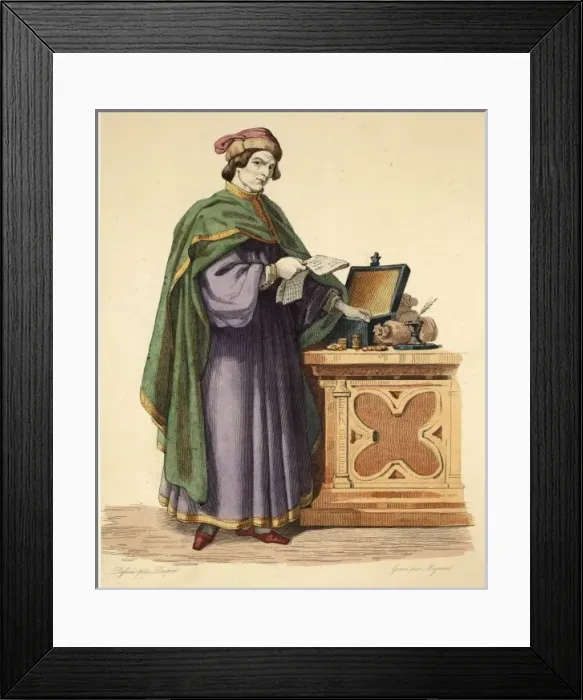 Framed Print : Jacques Coeur / Dupre Framed Print : Jacques Coeur / Dupre