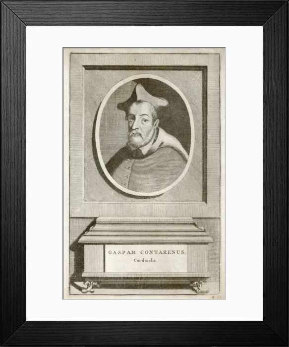 Framed Print : Gaspar Contarini / Oval Framed Print : Gaspar Contarini / Oval