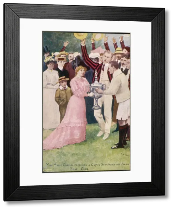 Framed Print : Marie Corelli / Boat Cup Framed Print : Marie Corelli / Boat Cup
