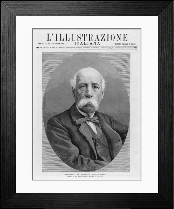 Framed Print : Francesco Crispi / Ilz 93 Framed Print : Francesco Crispi / Ilz 93