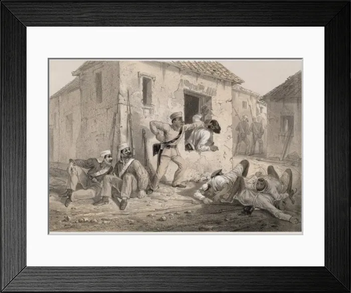 Framed Print : 1857 Mutiny / Street Framed Print : 1857 Mutiny / Street