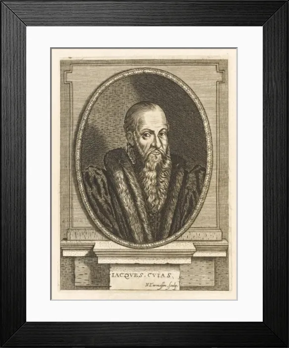 Framed Print : Jacques Cujas / Larmessin Framed Print : Jacques Cujas / Larmessin