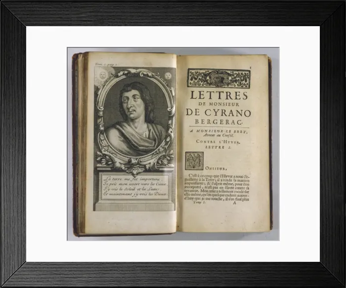 Framed Print : Savinien De Cyrano / 1709 Framed Print : Savinien De Cyrano / 1709