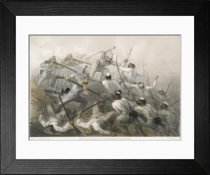 Framed Print : Siege of Delhi Framed Print : Siege of Delhi