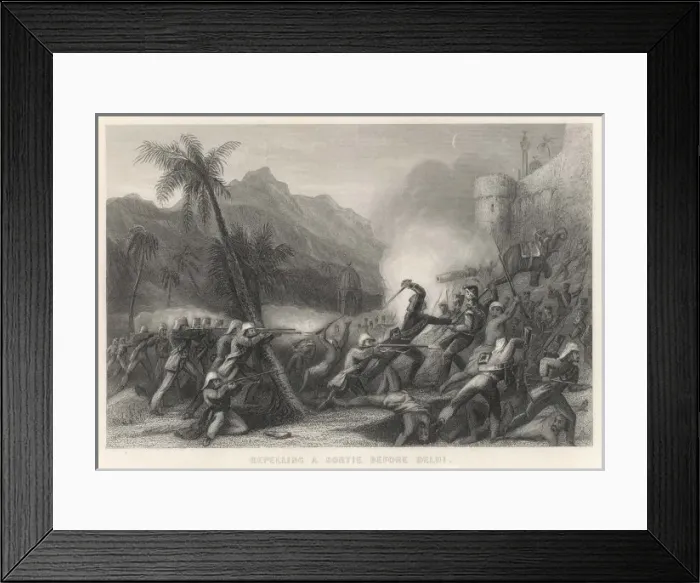 Framed Print : 1857 Mutiny / Delhi Framed Print : 1857 Mutiny / Delhi