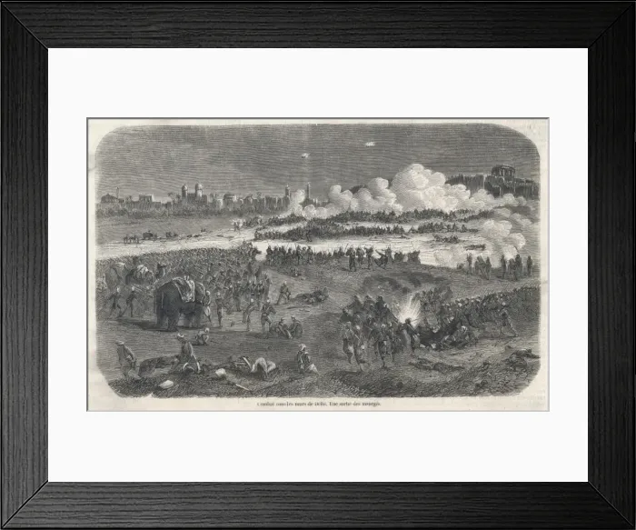 Framed Print : 1857 Mutiny / Delhi Framed Print : 1857 Mutiny / Delhi