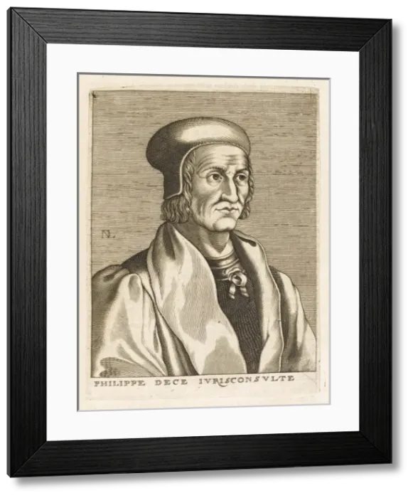 Framed Print : Philippo Decio / Larmessin Framed Print : Philippo Decio / Larmessin