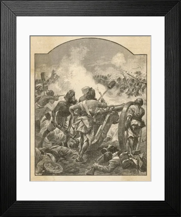 Framed Print : India / Battle of Assaye Framed Print : India / Battle of Assaye