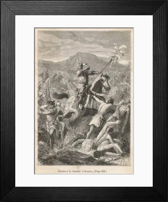 Framed Print : Battle of Otumba 1520 Framed Print : Battle of Otumba 1520