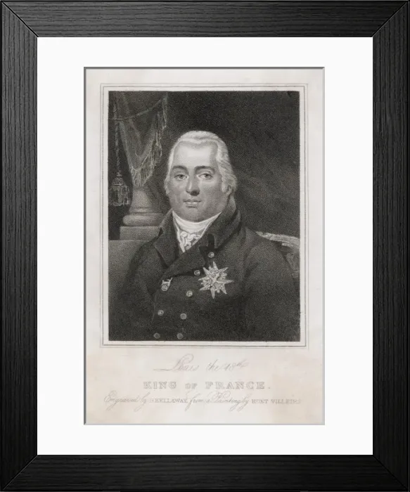 Framed Print : Louis Xviii / Kellaway Framed Print : Louis Xviii / Kellaway