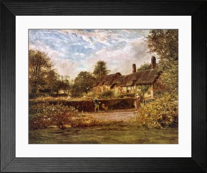 Framed Print : Shakespeare / Hathaway Cot Framed Print : Shakespeare / Hathaway Cot