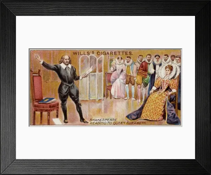 Framed Print : Shakespeare / Reading Eliz Framed Print : Shakespeare / Reading Eliz