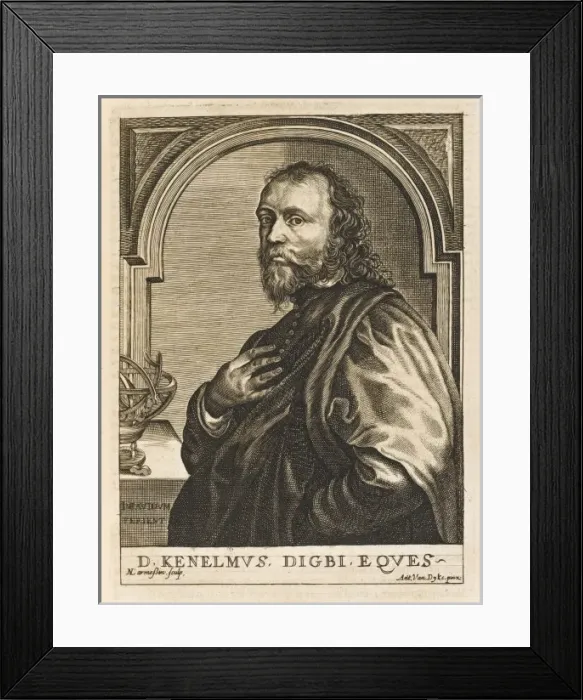 Framed Print : Sir Kenelm Digby / Larmess Framed Print : Sir Kenelm Digby / Larmess