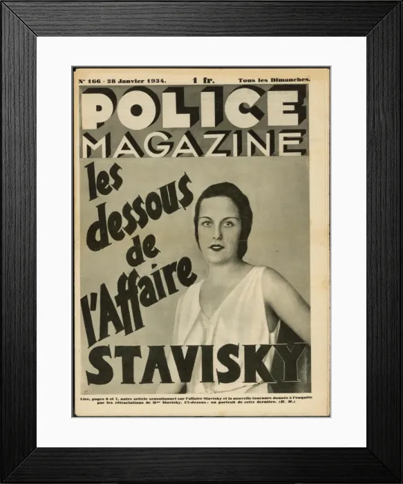 Framed Print : Stavisky Affair News Framed Print : Stavisky Affair News