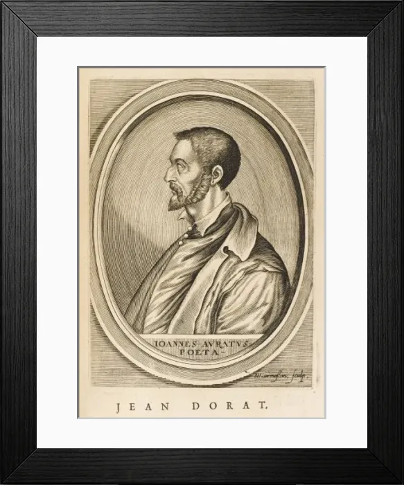 Framed Print : JEAN AURATUS DORAT Framed Print : JEAN AURATUS DORAT