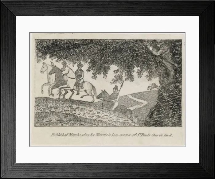Framed Print : Charles II in Hiding Framed Print : Charles II in Hiding