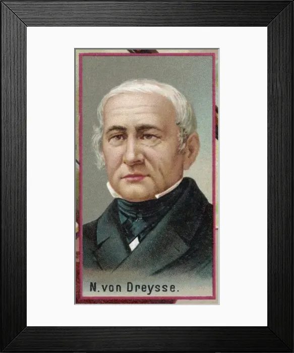 Framed Print : Johann N Von Dreyse / Winv Framed Print : Johann N Von Dreyse / Winv