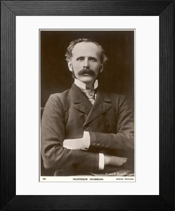 Framed Print : Henry Drummond / Postcard Framed Print : Henry Drummond / Postcard