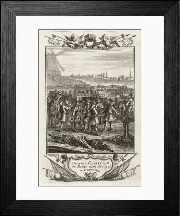 Framed Print : Fairfaxs Camp at Oxford Framed Print : Fairfaxs Camp at Oxford