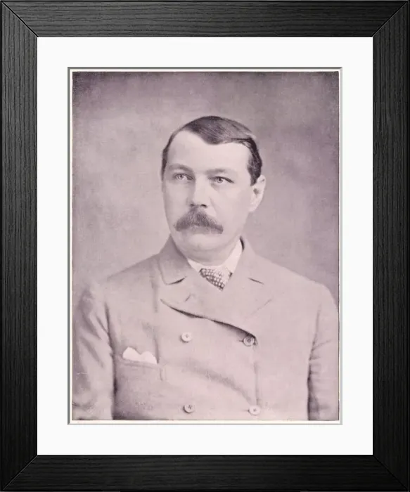Framed Print : Conan Doyle / Photo C 1895 Framed Print : Conan Doyle / Photo C 1895