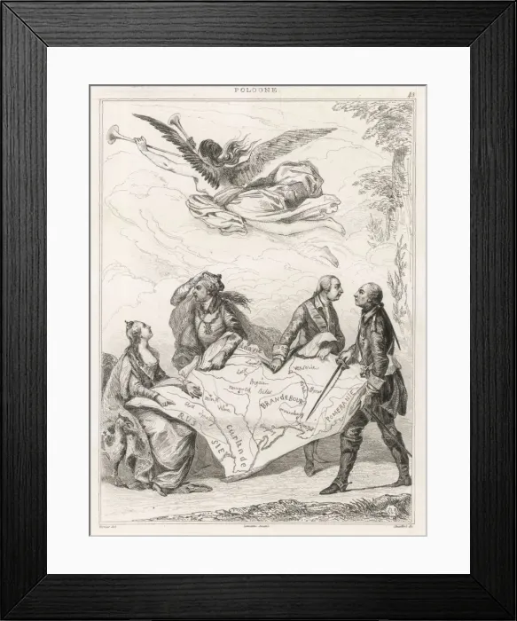 Framed Print : Poland / Third Partition Framed Print : Poland / Third Partition