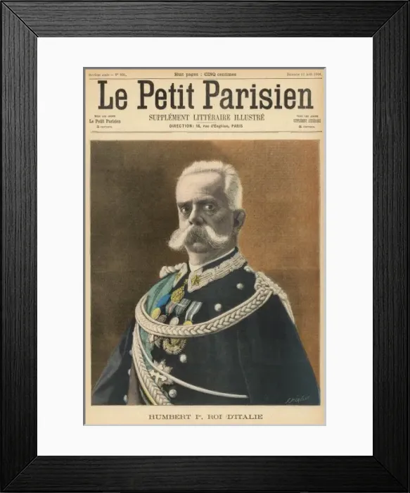 Framed Print : Umberto I / Petit Parisien Framed Print : Umberto I / Petit Parisien