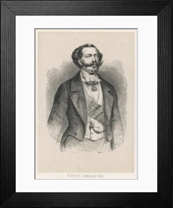 Framed Print : Vittorio Emanuele Ii / Mar Framed Print : Vittorio Emanuele Ii / Mar