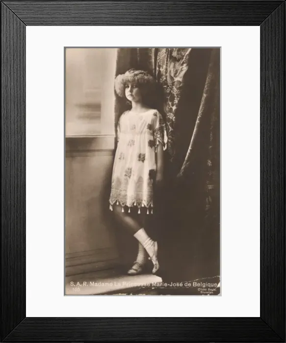 Framed Print : Maria Jose / Postcard Framed Print : Maria Jose / Postcard