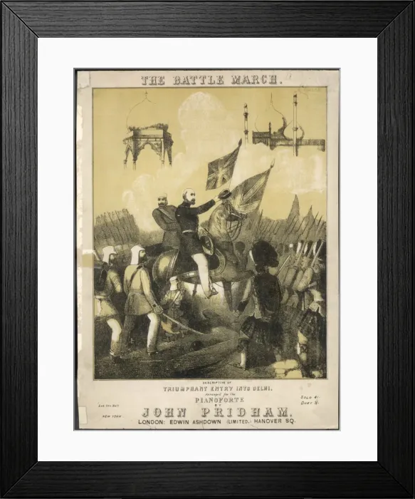 Framed Print : Capture of Delhi / 1857 Framed Print : Capture of Delhi / 1857