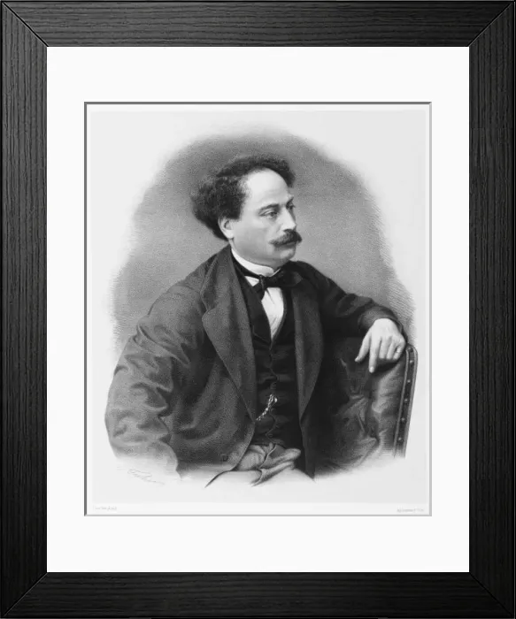 Framed Print : Dumas Fils / Pantheon 1865 Framed Print : Dumas Fils / Pantheon 1865