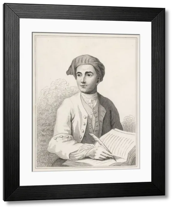 Framed Print : Stephen Duck / Anon Eng Framed Print : Stephen Duck / Anon Eng