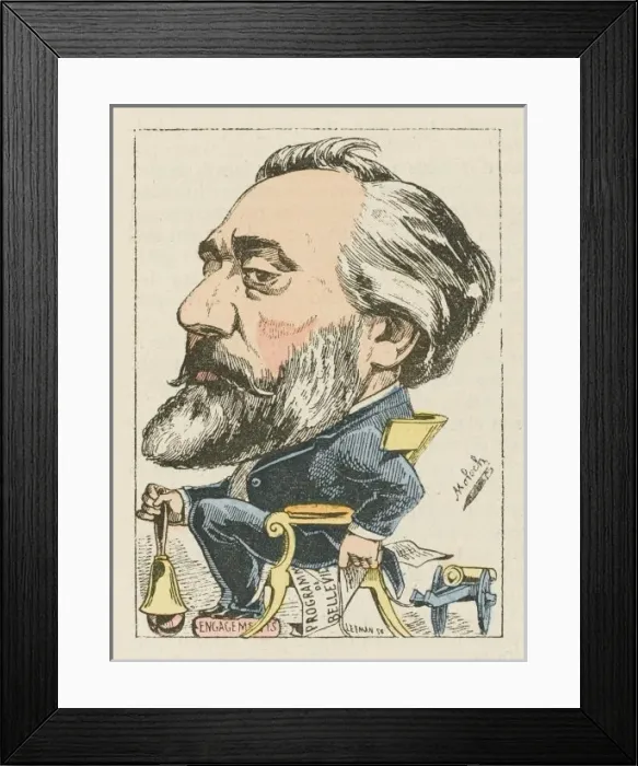 Framed Print : Gambetta / Trombinoscope Framed Print : Gambetta / Trombinoscope