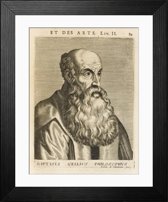 Framed Print : Giovanni Battista Gelli Framed Print : Giovanni Battista Gelli