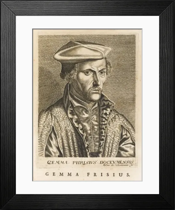 Framed Print : Reinier Gemma / Frisius Framed Print : Reinier Gemma / Frisius