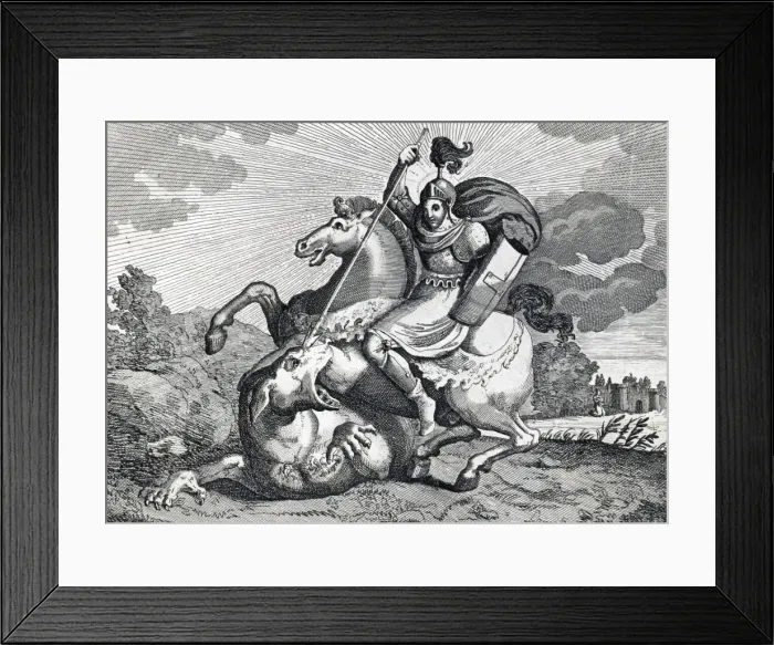 Framed Print : St George / Gajassi 1825 Framed Print : St George / Gajassi 1825
