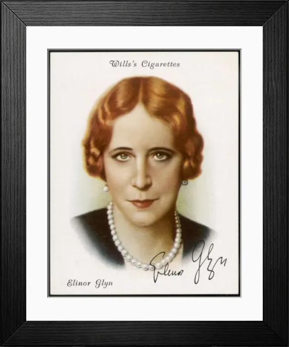 Framed Print : Elinor Glyn / Cig Card Framed Print : Elinor Glyn / Cig Card