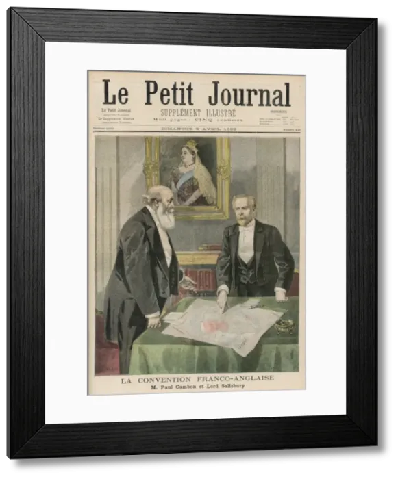 Framed Print : Anglo-French Agreement Framed Print : Anglo-French Agreement
