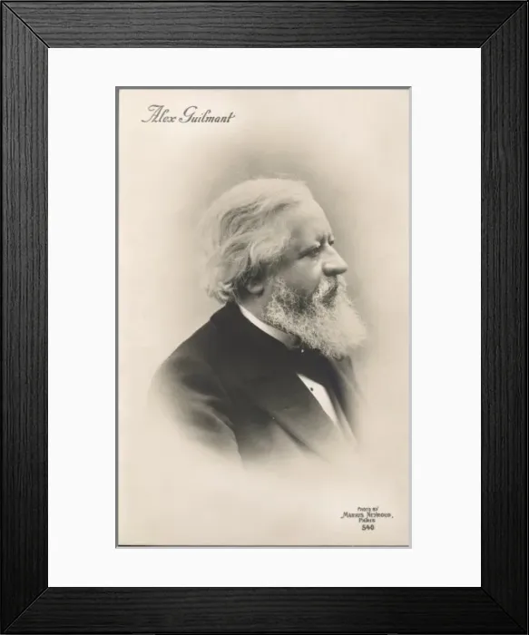Framed Print : Felix-Alexandre Guilmant Framed Print : Felix-Alexandre Guilmant