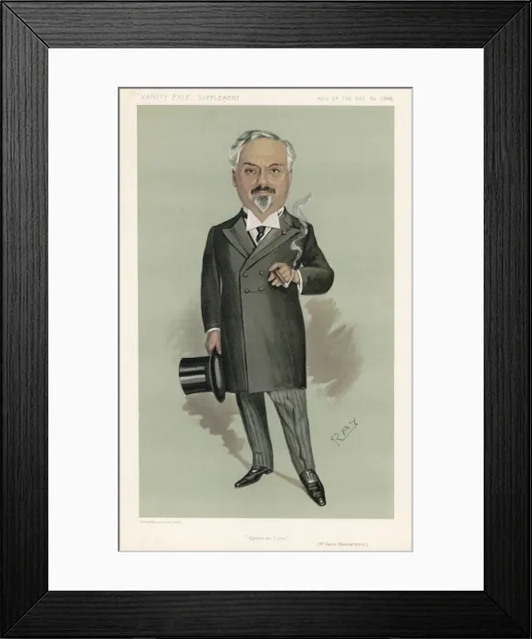 Framed Print : Oscar Hammerstein / Vf Ray Framed Print : Oscar Hammerstein / Vf Ray