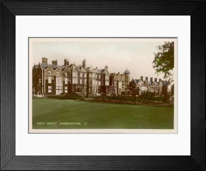 Framed Print : Sandringham / West Front Framed Print : Sandringham / West Front