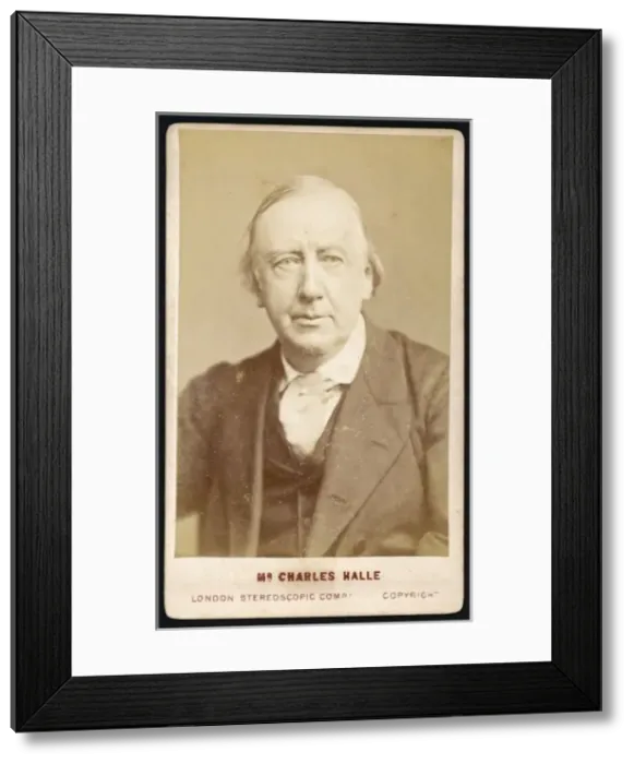 Framed Print : Charles Halle / Cdv Stereo Framed Print : Charles Halle / Cdv Stereo